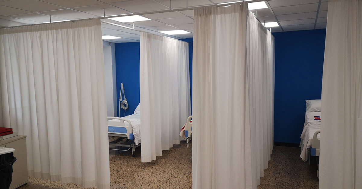 Las nuevas cortinas para el centro de formación profesional STUCOM
